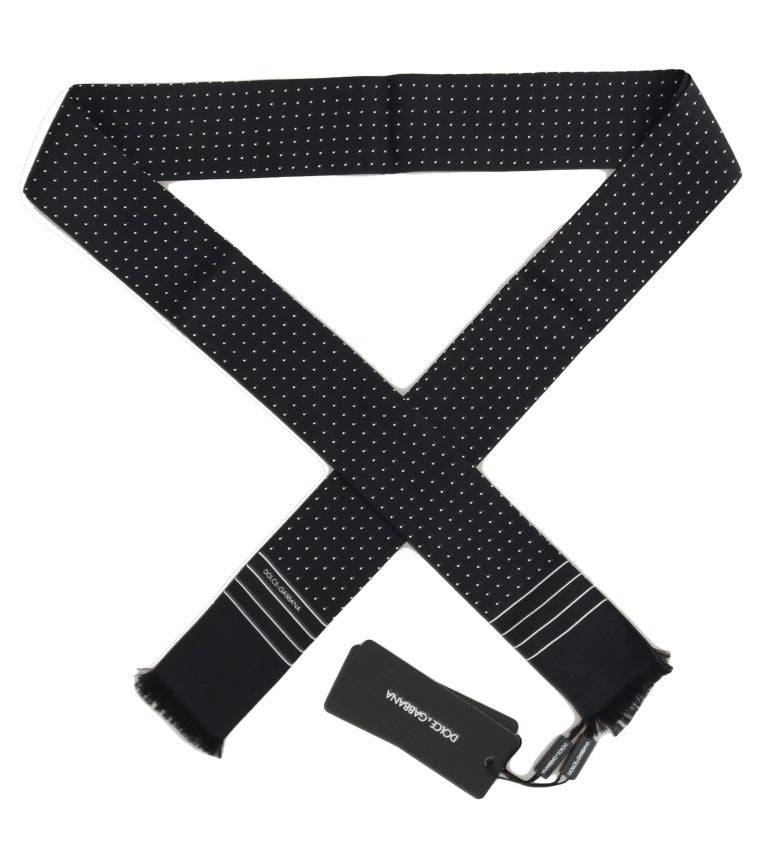 Dolce & Gabbana Elegant Silk Men's Tie Scarf Wrap - ACCEXO
