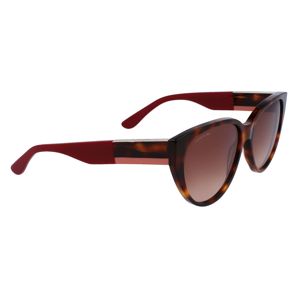Lacoste Brown Acetate Sunglasses - ACCEXO