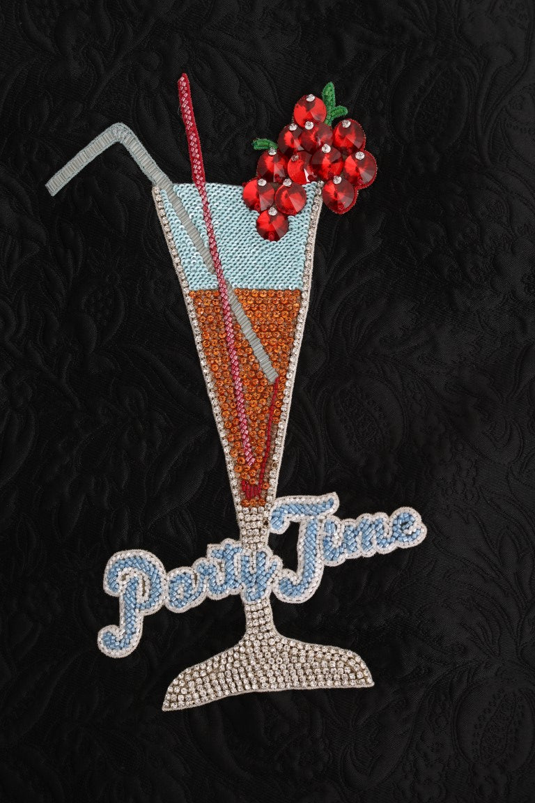 Dolce & Gabbana Enchanted Brocade Crystal Hooded Sweater - ACCEXO