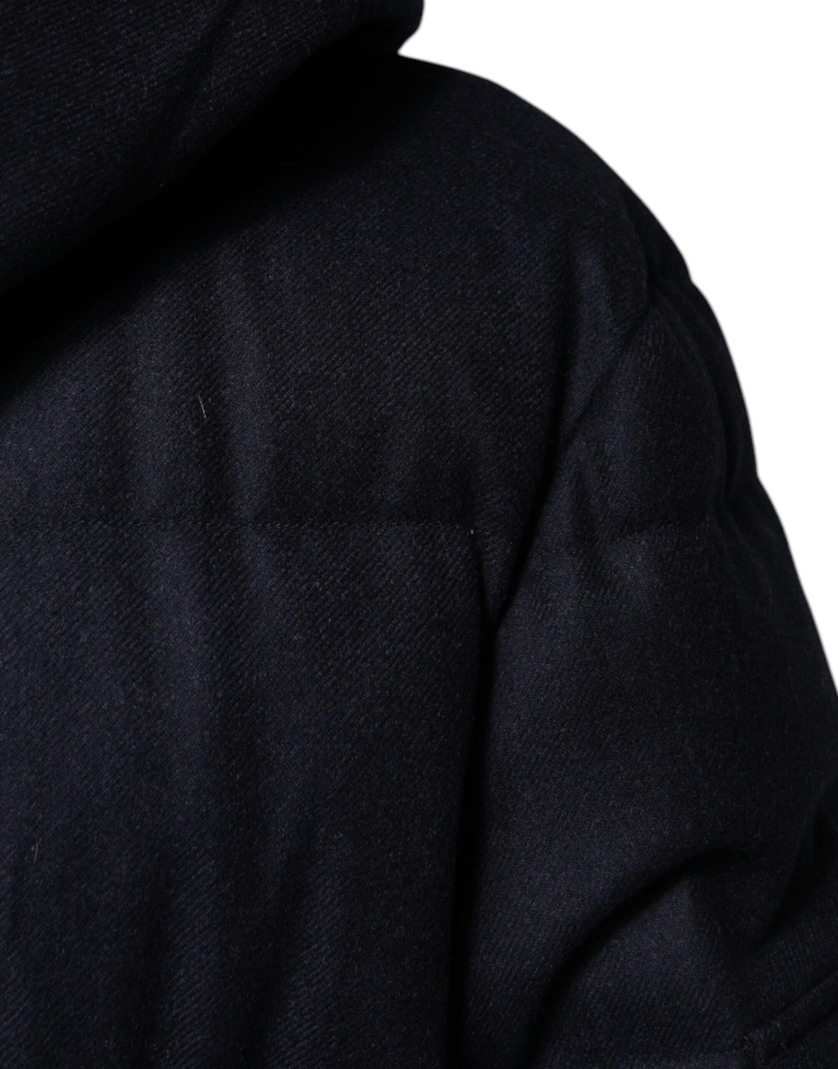 Dolce & Gabbana Black Nylon Hooded Puffer Men Coat Jacket