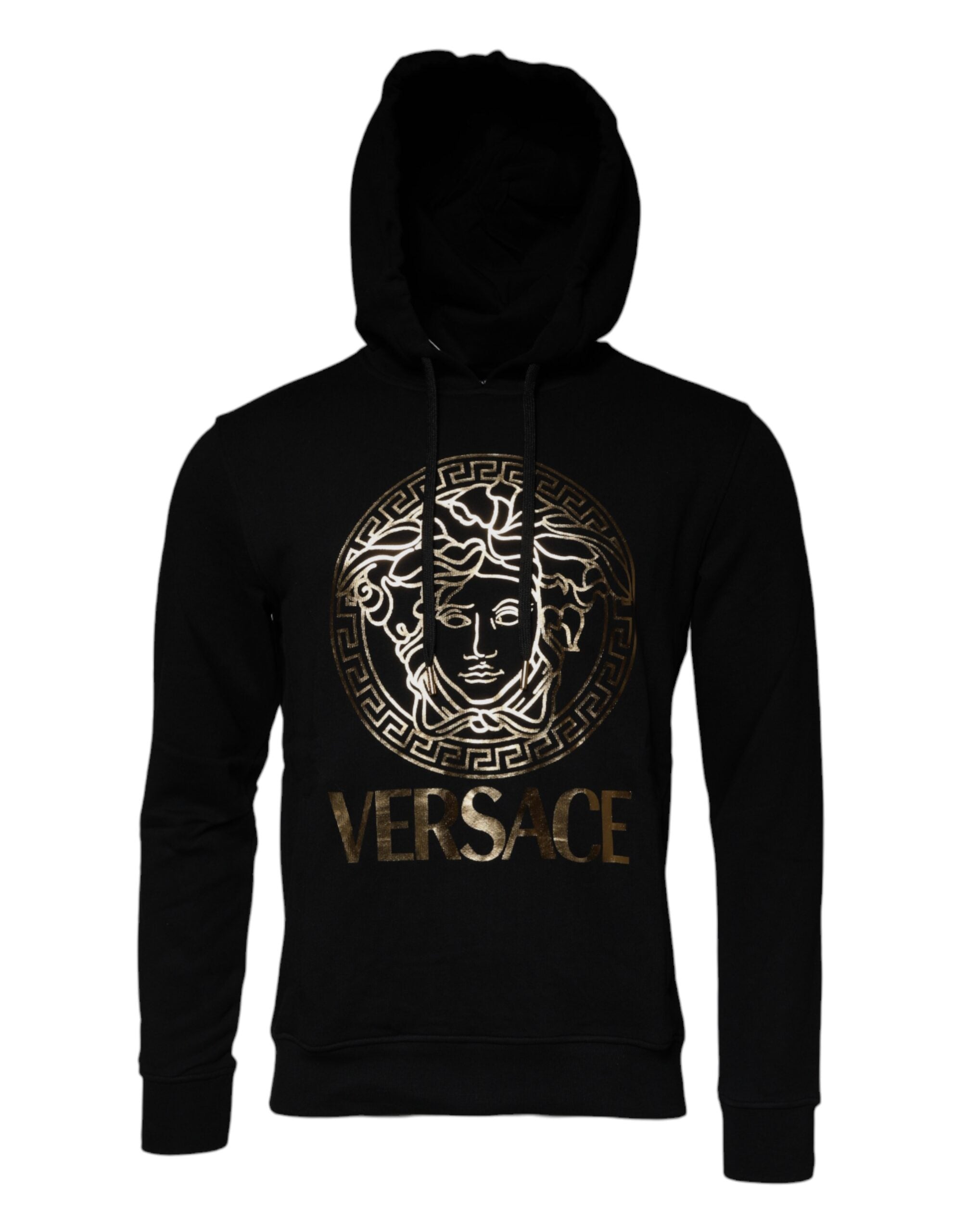 Versace Black Medusa Cotton Hoodie Pullover Sweatshirt Sweater Secondary image