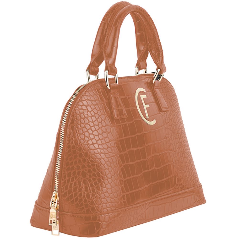 CRISTINAEFFE Brown Polyethylene Handbag - ACCEXO