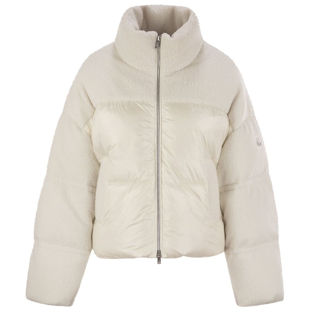 Moose Knuckles White Nylon Jackets & Coat - ACCEXO