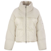 Moose Knuckles White Nylon Jackets & Coat - ACCEXO
