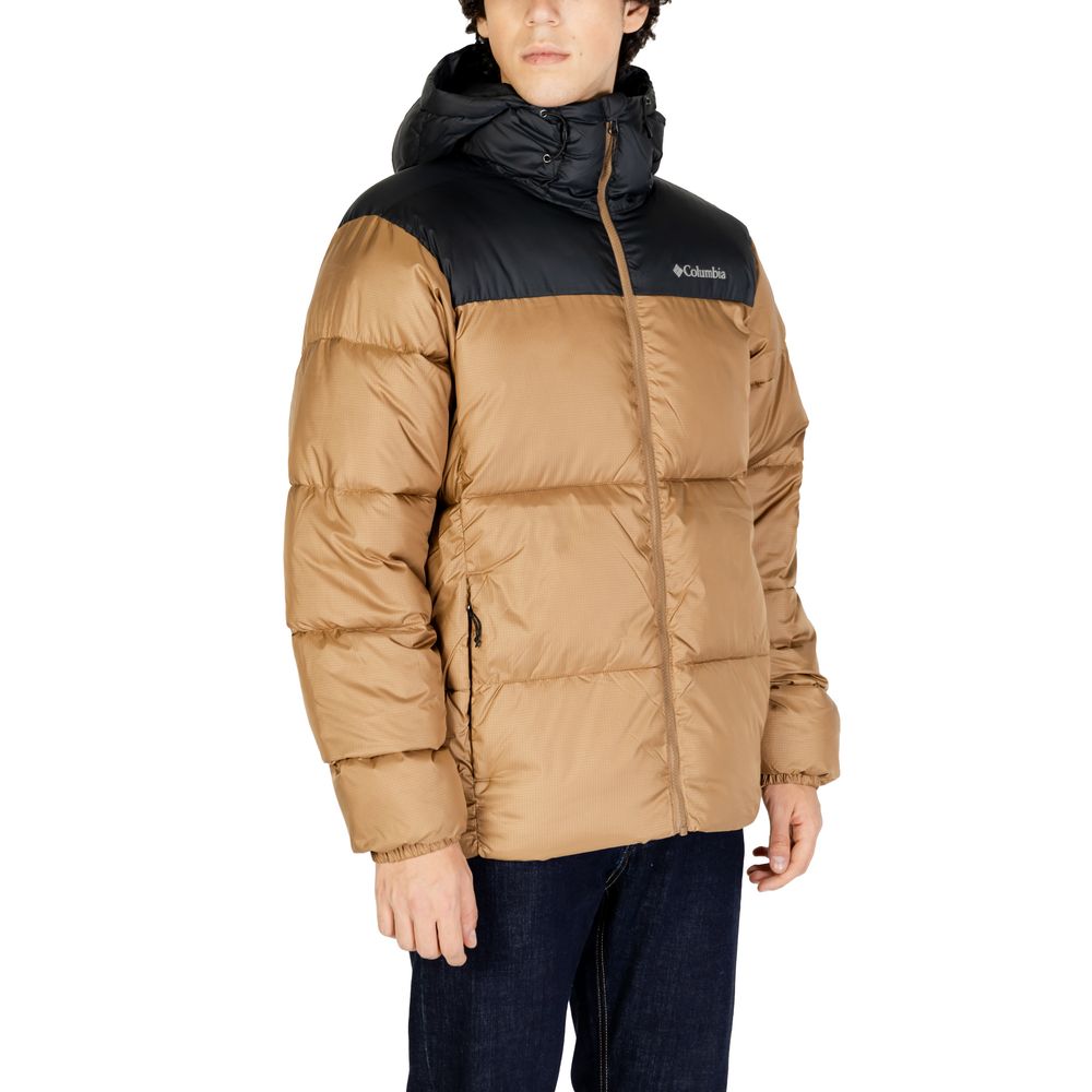 Columbia Beige Nylon Jacket - ACCEXO