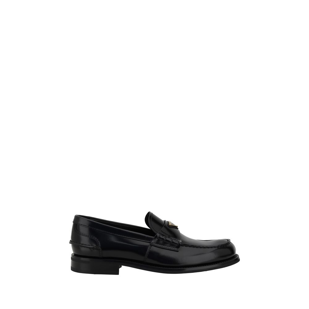 Prada Triangular plaque Loafers - ACCEXO