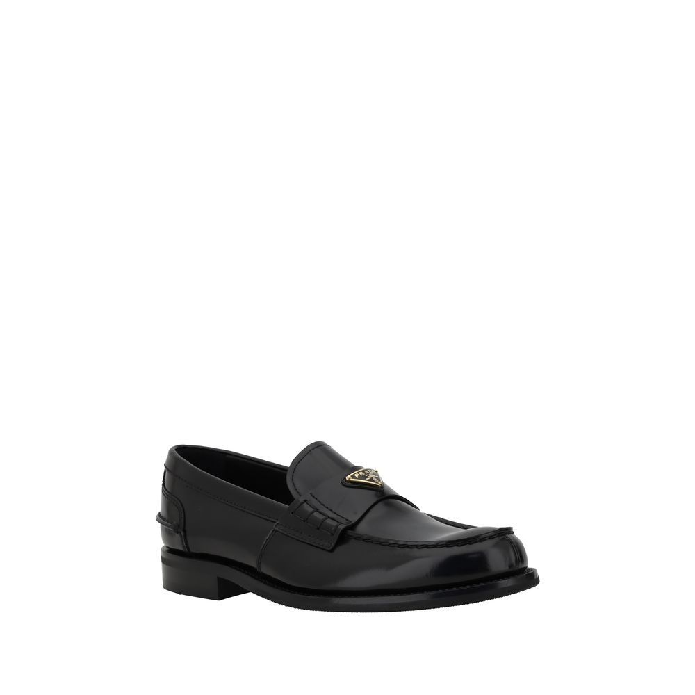 Prada Triangular plaque Loafers - ACCEXO