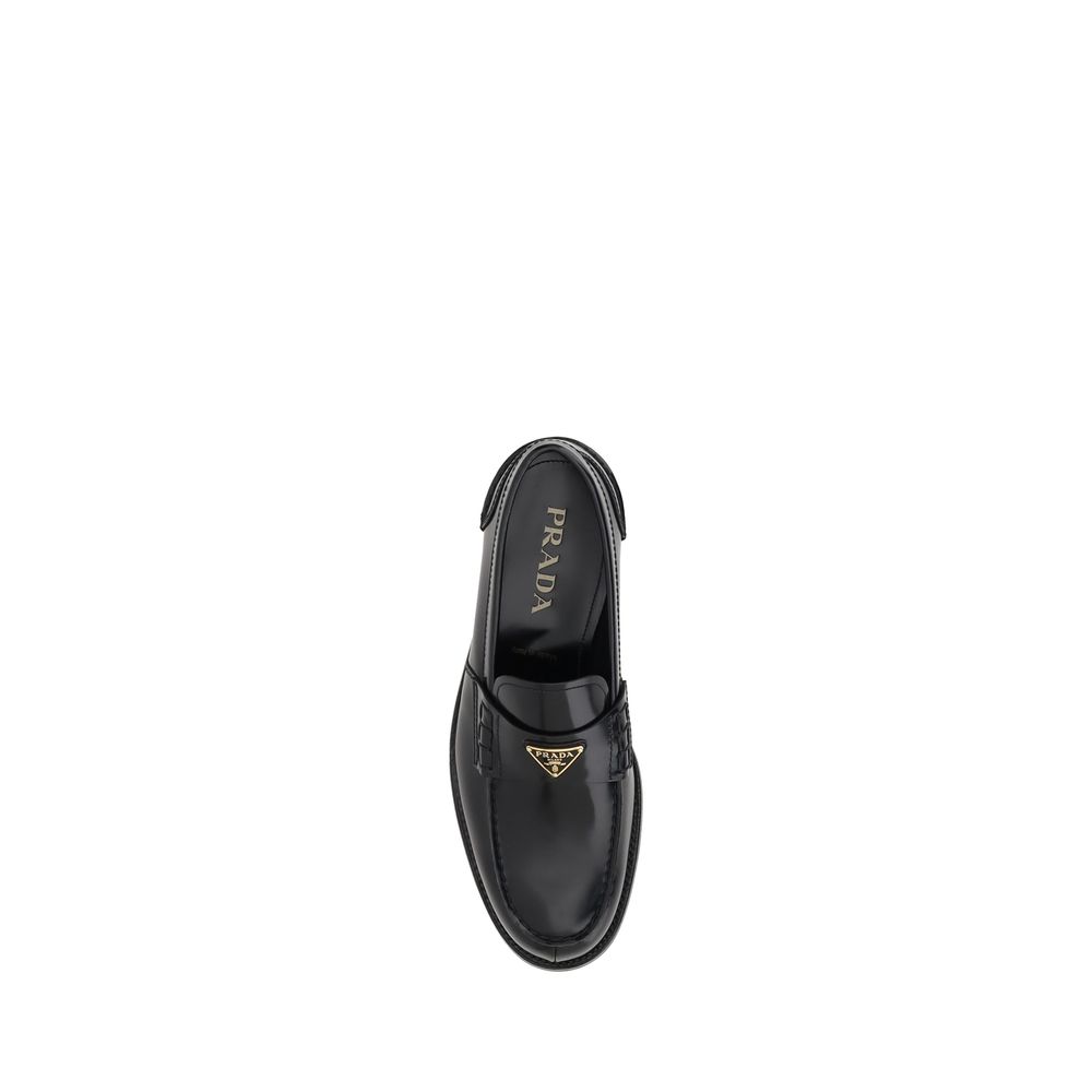 Prada Triangular plaque Loafers - ACCEXO