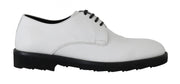 Dolce & Gabbana Elegant White Formal Leather Shoes - ACCEXO