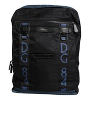 Dolce & Gabbana Black Nylon DG Logo School Backpack Bag for Men
