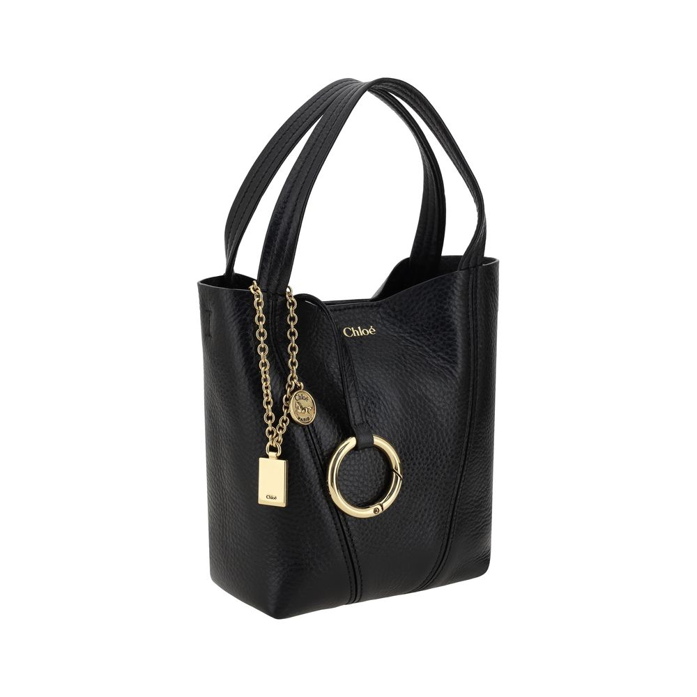 Chloé Spin Leather Women's Black Bag - ACCEXO