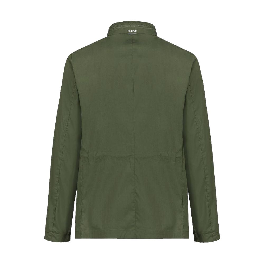 People Of Shibuya Green Cotton Jacket - ACCEXO