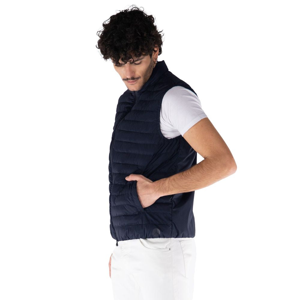 People Of Shibuya Green Polyester Men's Vest - ACCEXO