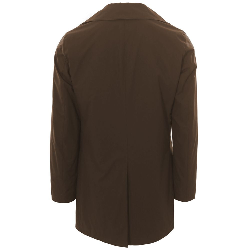 People Of Shibuya Brown Polyester Riciclato Jacket - ACCEXO