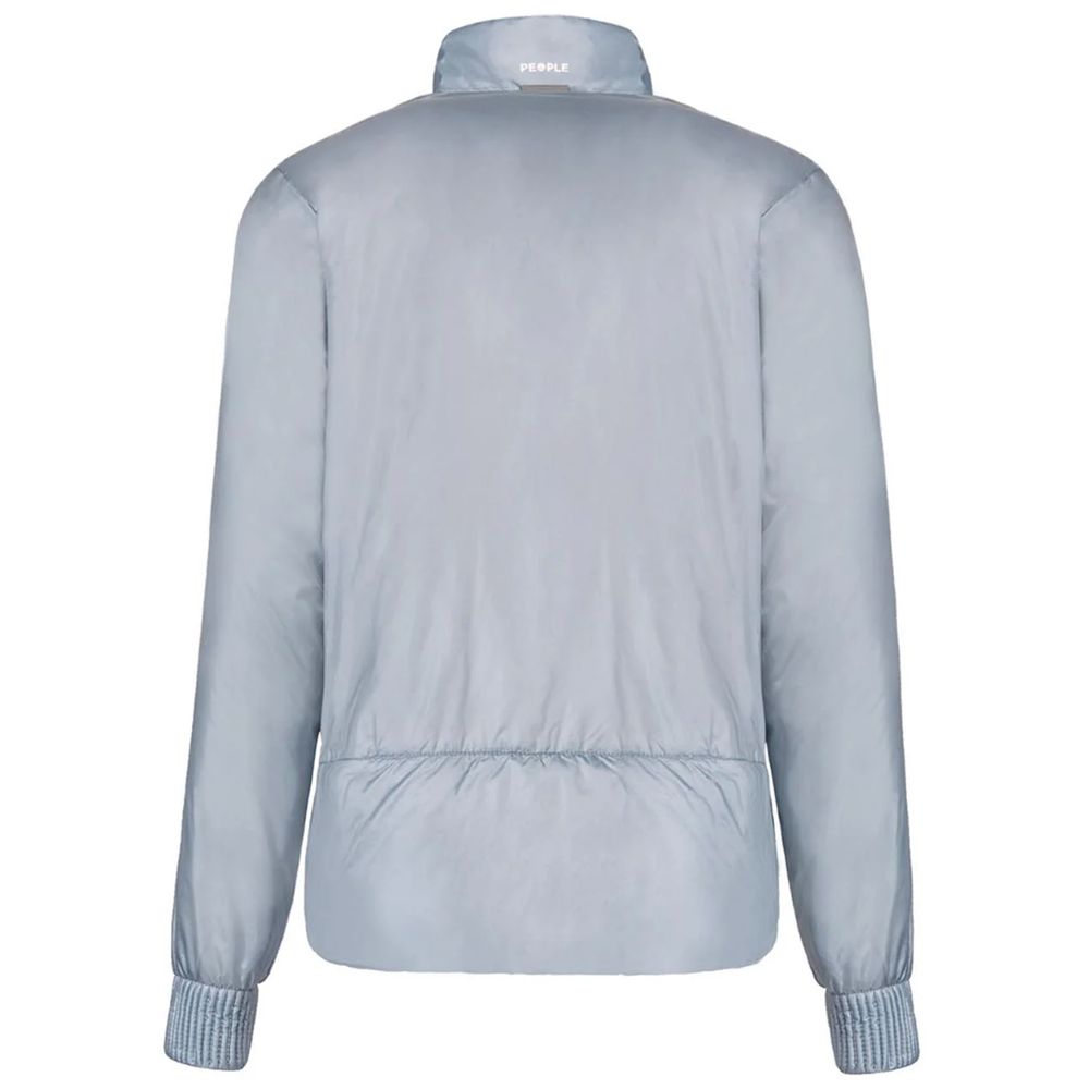 People Of Shibuya Light Blue Nylon Jackets & Coat - ACCEXO