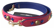 Dolce & Gabbana Pink Exotic Leather Studded Shoulder Strap for Women