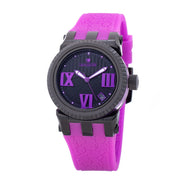 Lancaster Purple Silicone Watch - ACCEXO