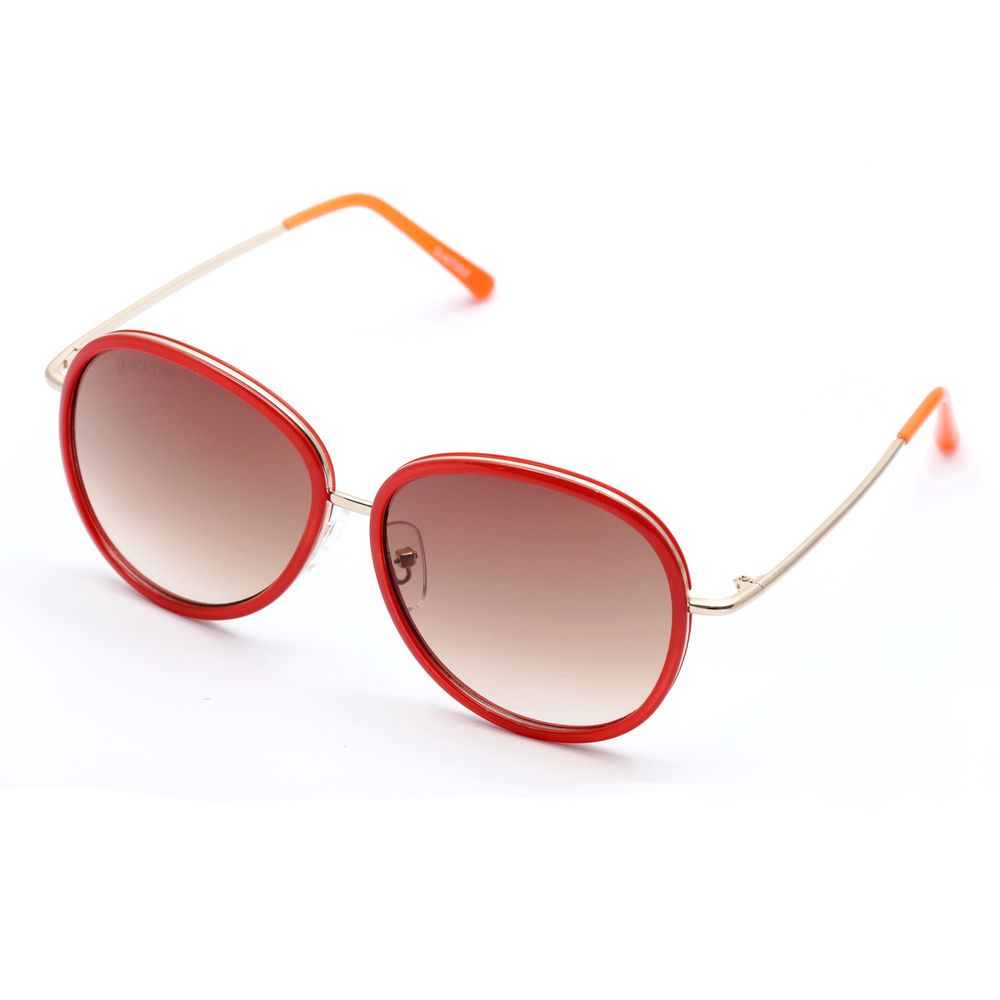 Lancaster Red Metal Sunglasses - ACCEXO