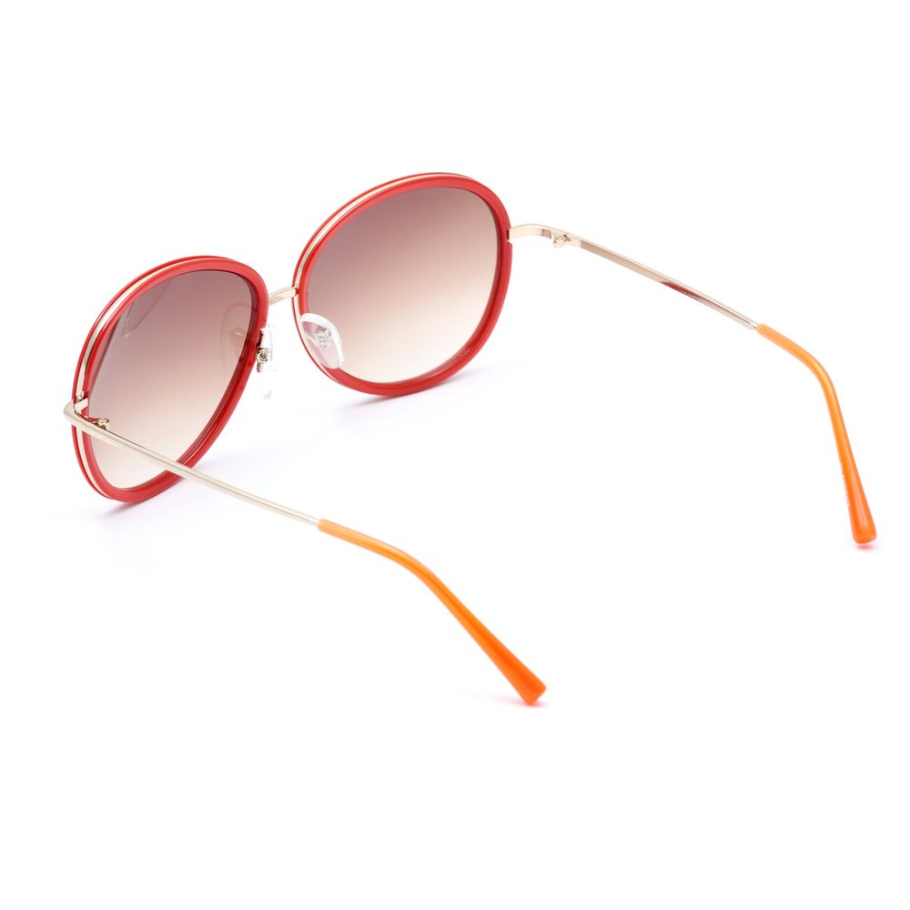 Lancaster Red Metal Sunglasses - ACCEXO