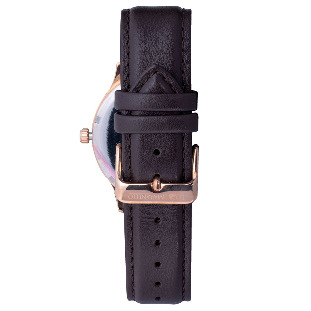 Luca Maranello Brown Leather Watch - ACCEXO