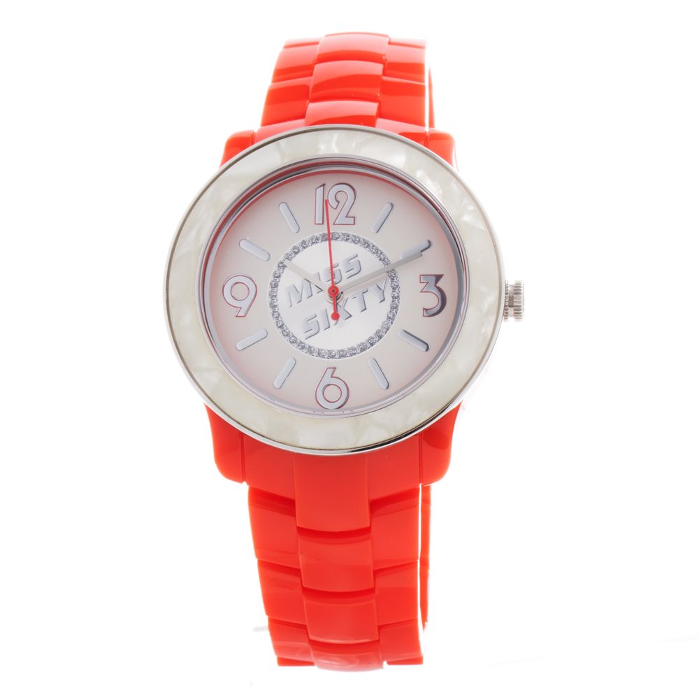 Miss Sixty Red Polyethylene Watch - ACCEXO