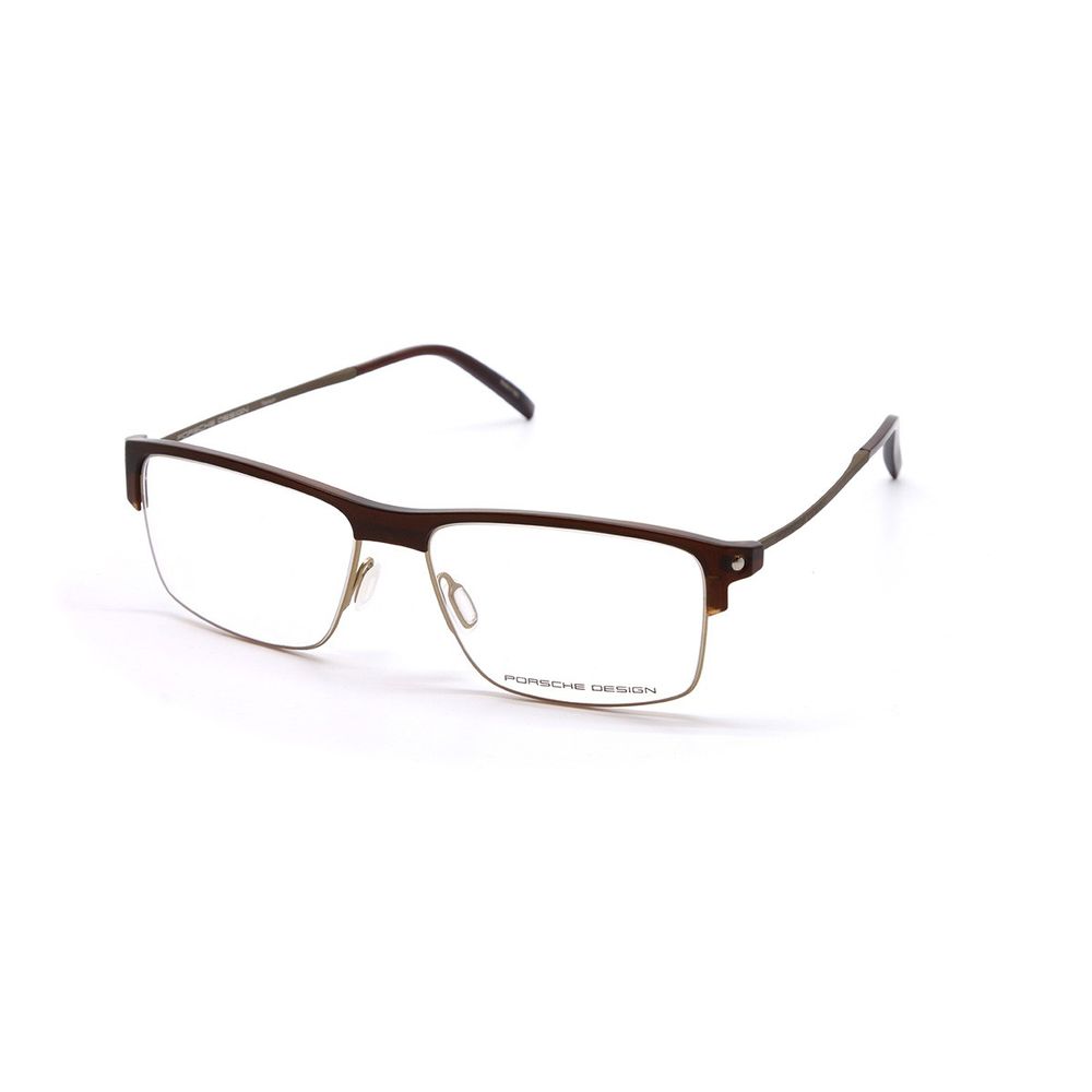 Porsche Brown Metal Frames for Men - ACCEXO