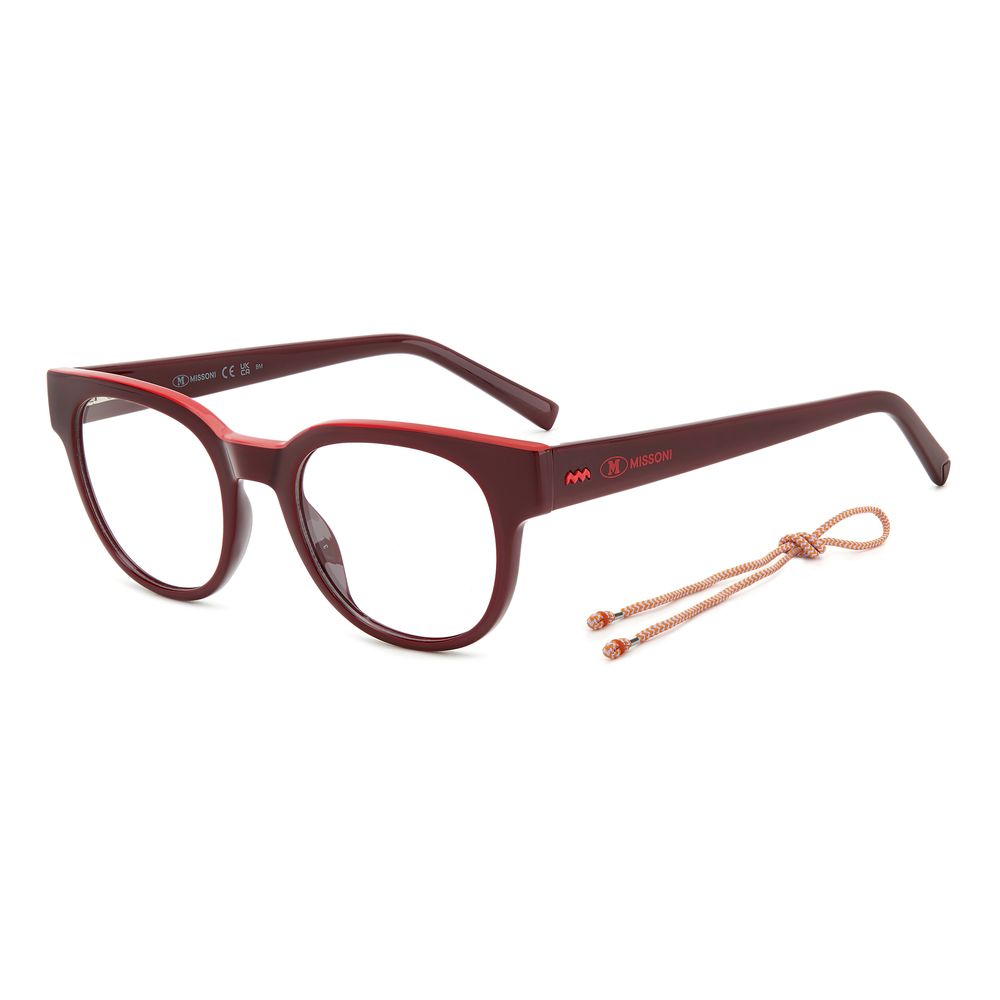 M Missoni Red Resin Frames - ACCEXO