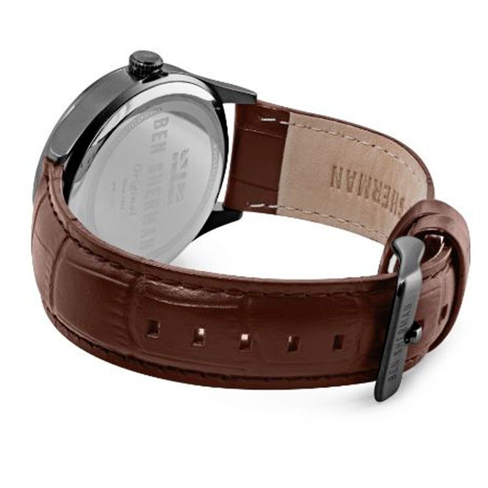 Ben Sherman Brown Leather Watch - ACCEXO