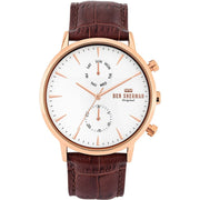 Ben Sherman Brown Leather Watch - ACCEXO