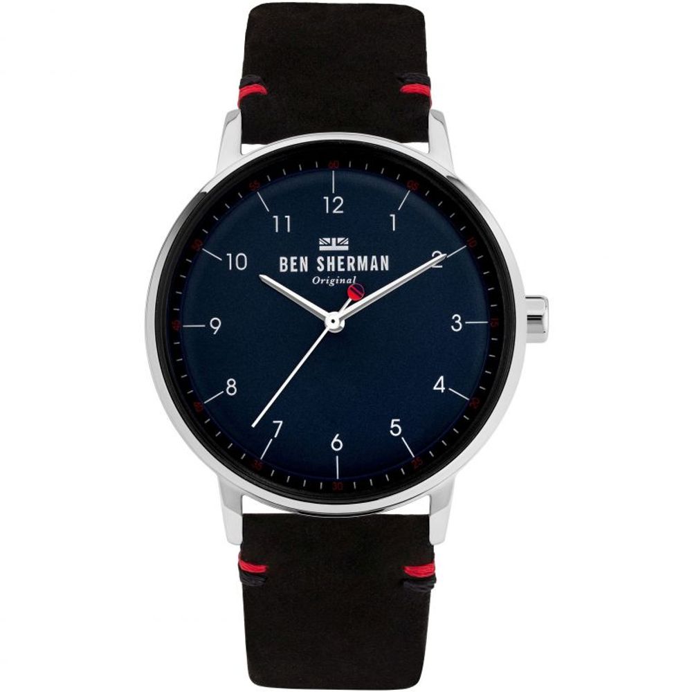 Ben Sherman Black Leather Watch - ACCEXO