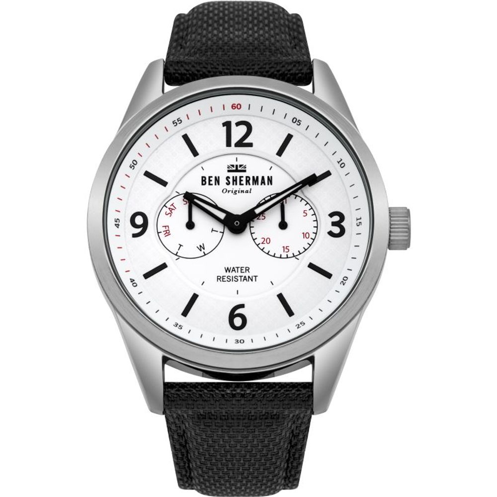 Ben Sherman Black Leather Watch - ACCEXO