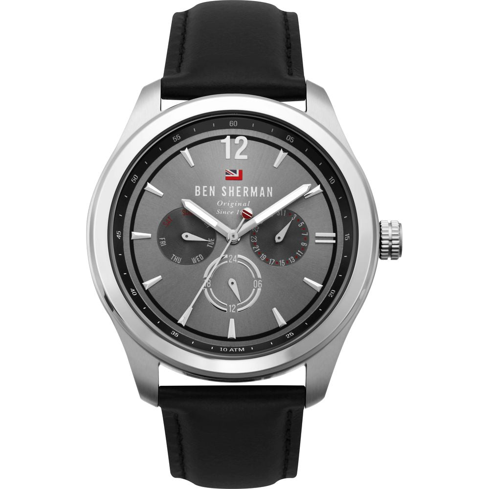 Ben Sherman Black Leather Watch - ACCEXO
