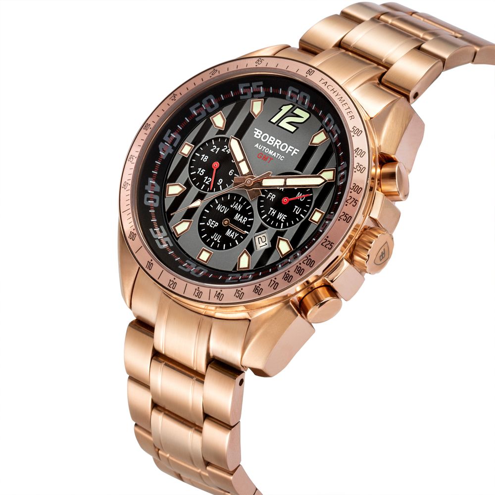 Bobroff Bronze Stainless Steel Watch - ACCEXO