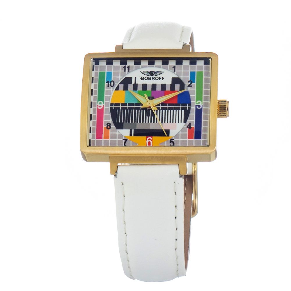 Bobroff White Leather Watch - ACCEXO