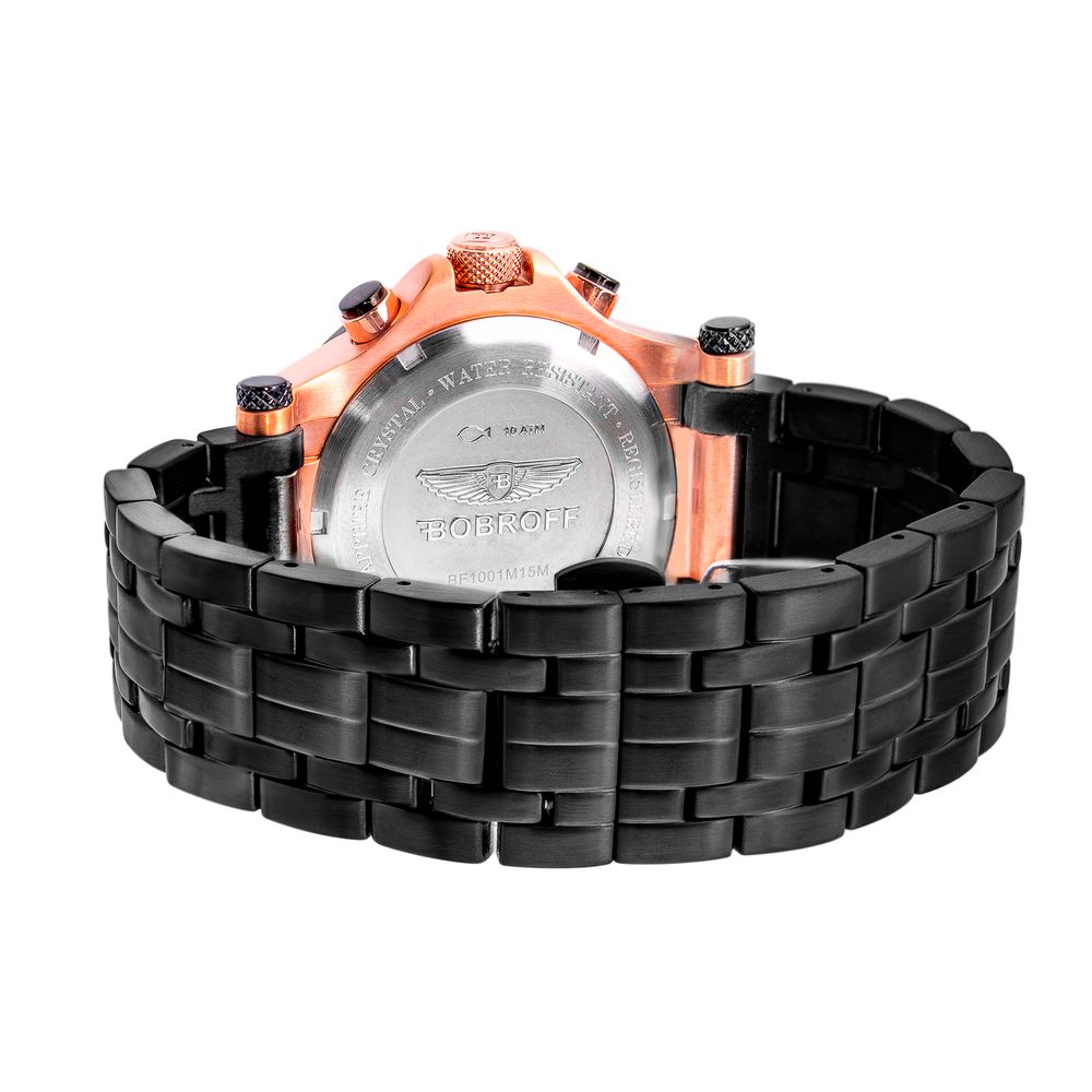 Bobroff Black Stainless Steel Watch - ACCEXO