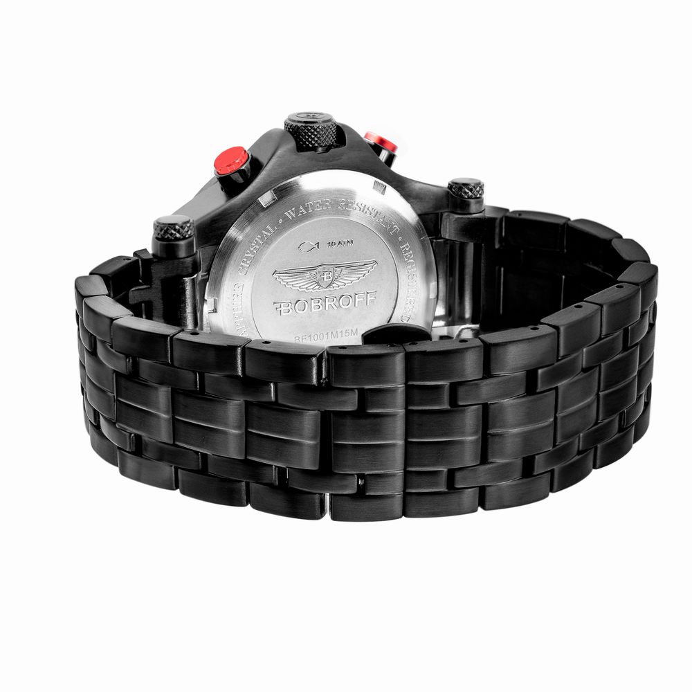 Bobroff Black Stainless Steel Watch - ACCEXO