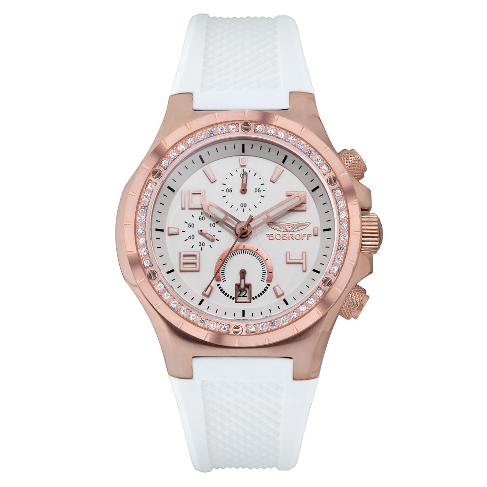Bobroff White Rubber Watch - ACCEXO