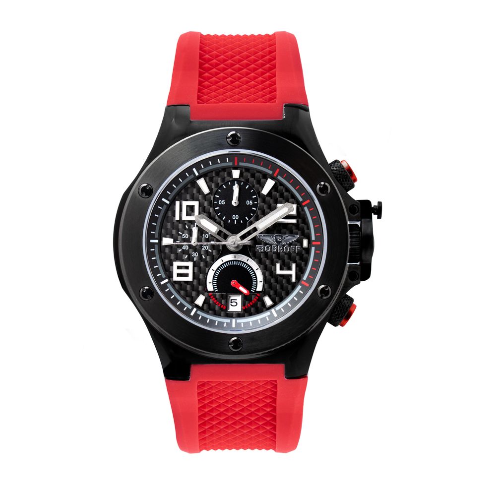 Bobroff Red Rubber Watch - ACCEXO