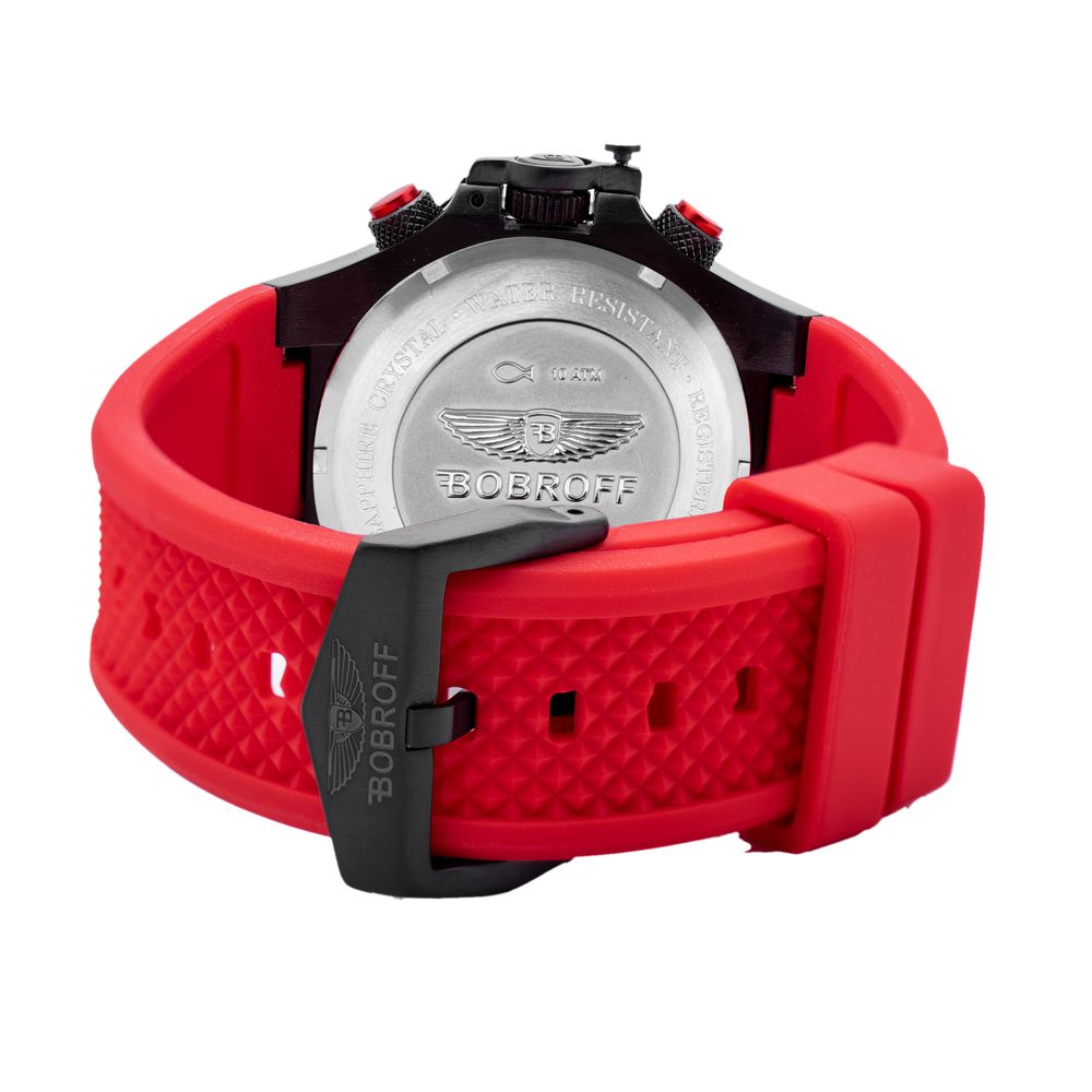 Bobroff Red Rubber Watch - ACCEXO