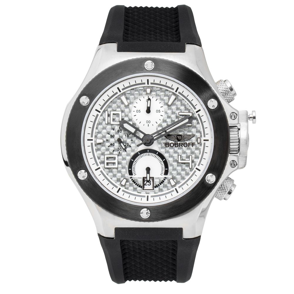 Bobroff Black Rubber Watch - ACCEXO