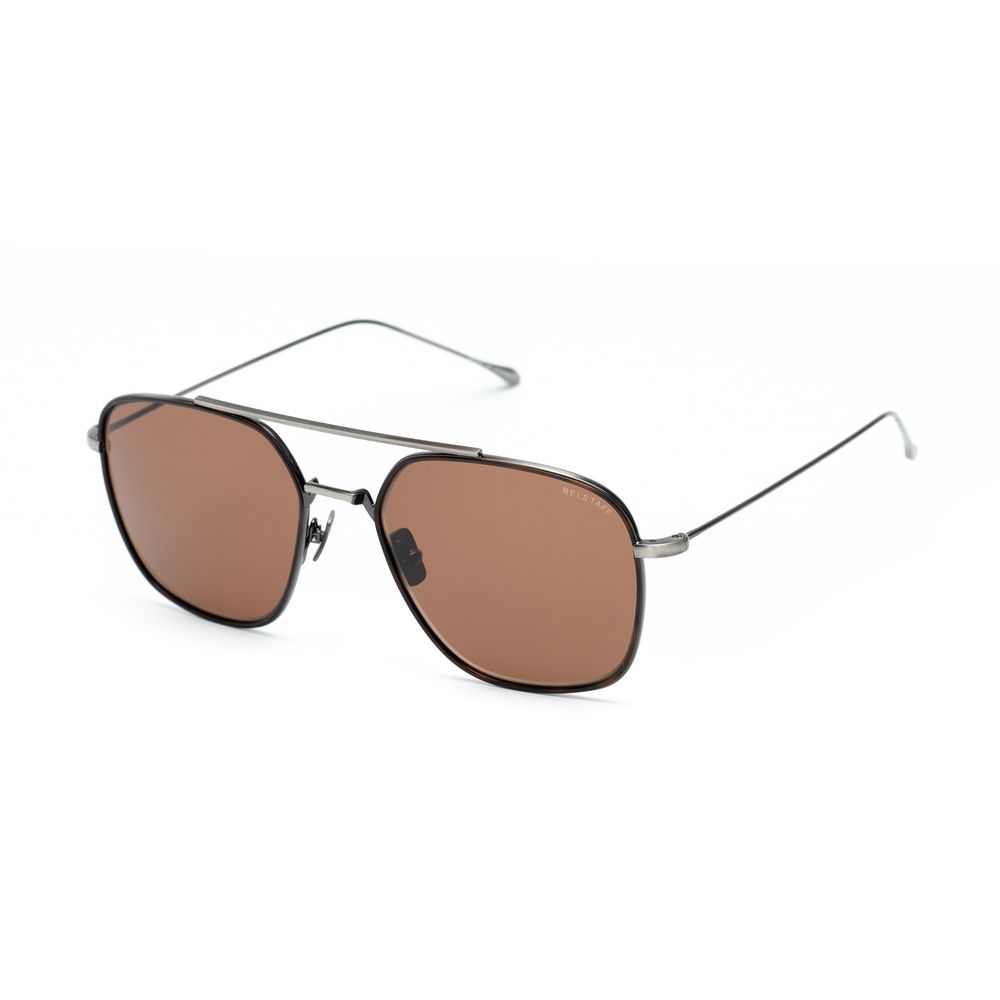 Belstaff Brown Titanium Sunglasses - ACCEXO