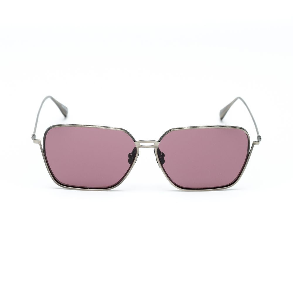 Belstaff Gray Stainless Steel Sunglasses - ACCEXO