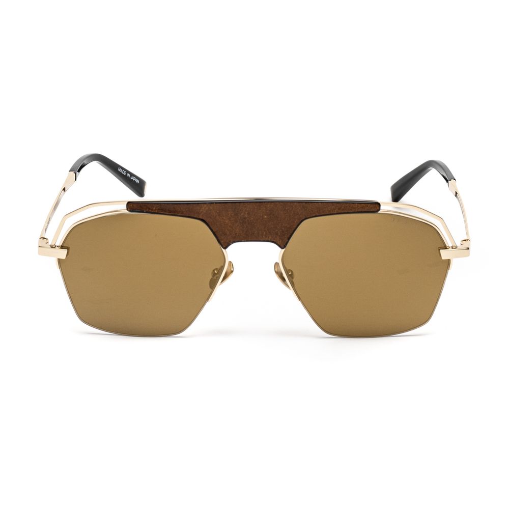 Belstaff Gold Titanium Sunglasses - ACCEXO