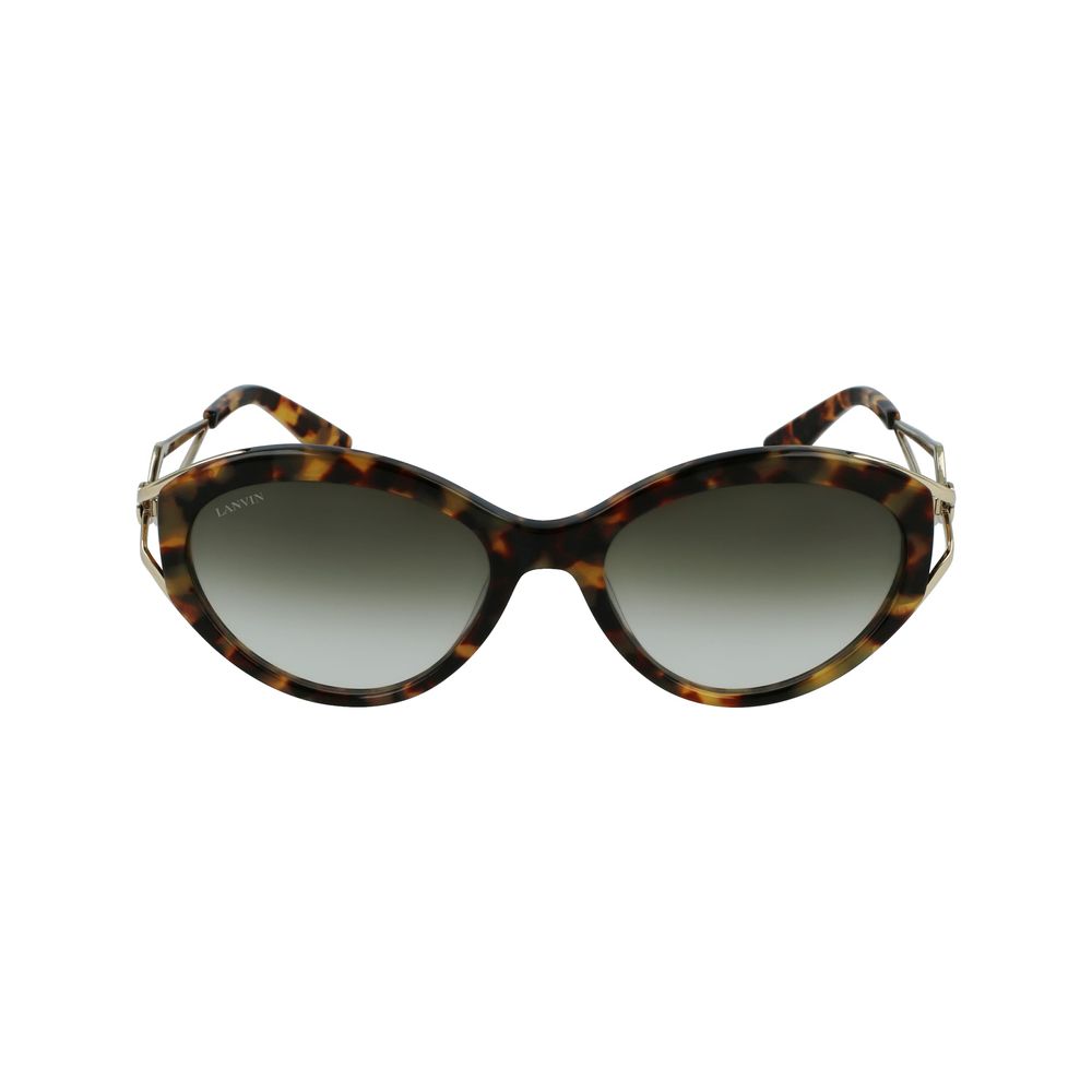 Lanvin Brown Acetate Sunglasses - ACCEXO