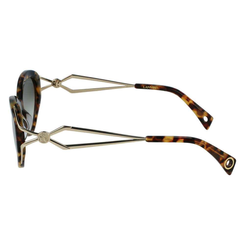 Lanvin Brown Acetate Sunglasses - ACCEXO