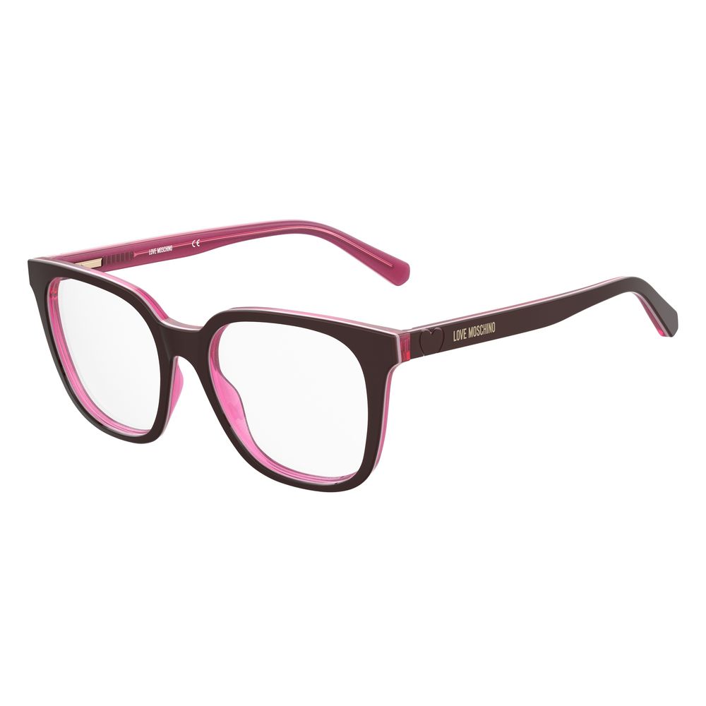 Love Moschino Burgundy Acetate Frames - ACCEXO
