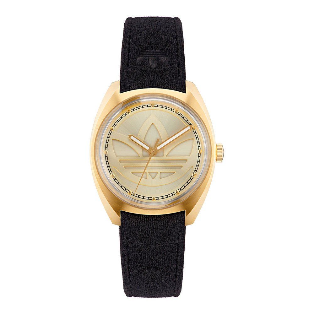 Adidas Black Leather Watch - ACCEXO