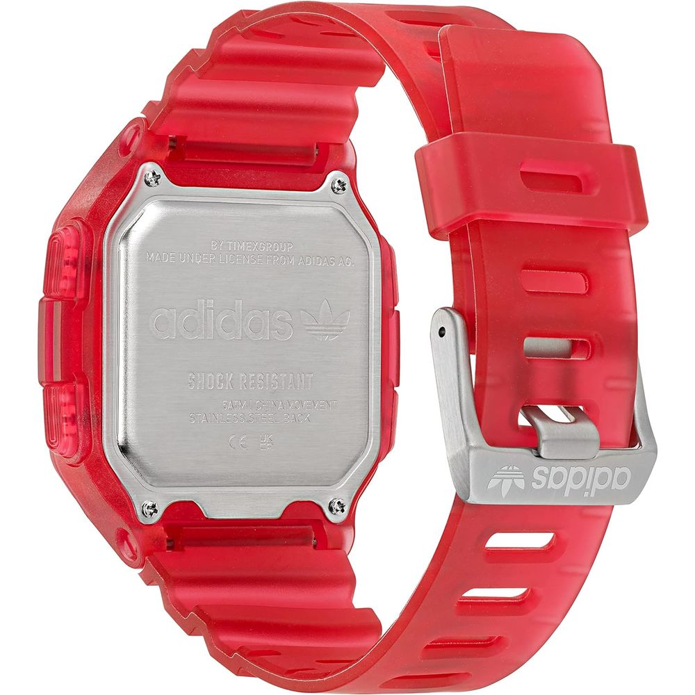 Adidas Red Resin Watch - ACCEXO