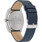 Adidas Blue Leather Dress Watch