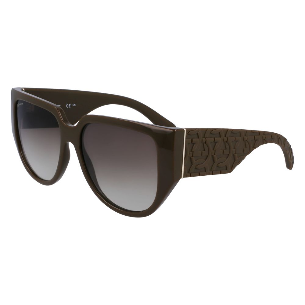 Ferragamo Green Bio Injected Sunglasses - ACCEXO